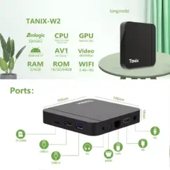 Android box tanix w2 g banner 2